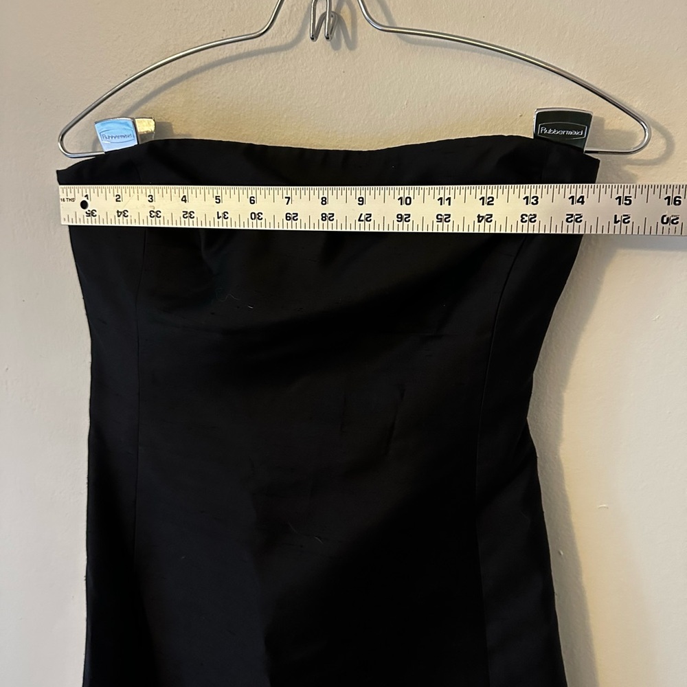 Lauren Ralph Lauren Strapless Black Cocktail Gown - size 4 - Picture 2 of 6